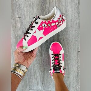 **NWT Vintage Havana Special Edition in Hot Pink & Crystals**